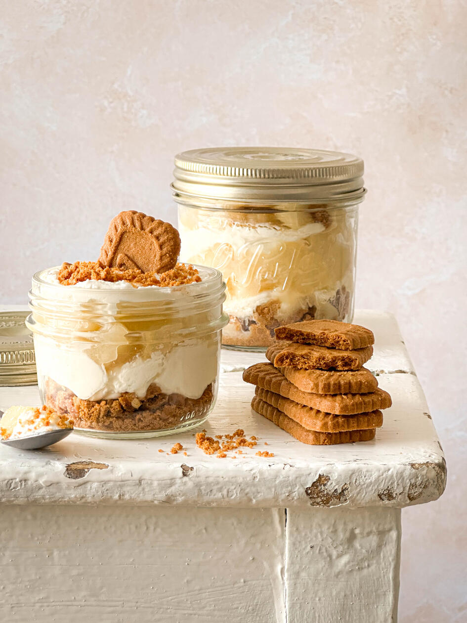 photo de verrines aux speculoos