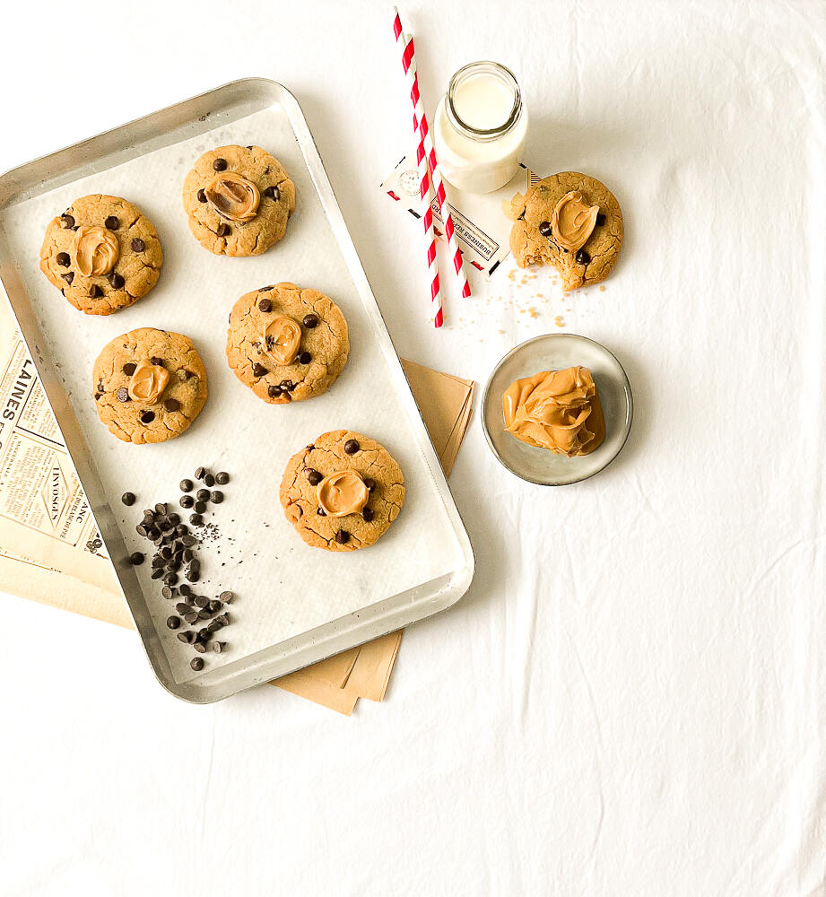 Photo de cookies au beurre de cacahuète