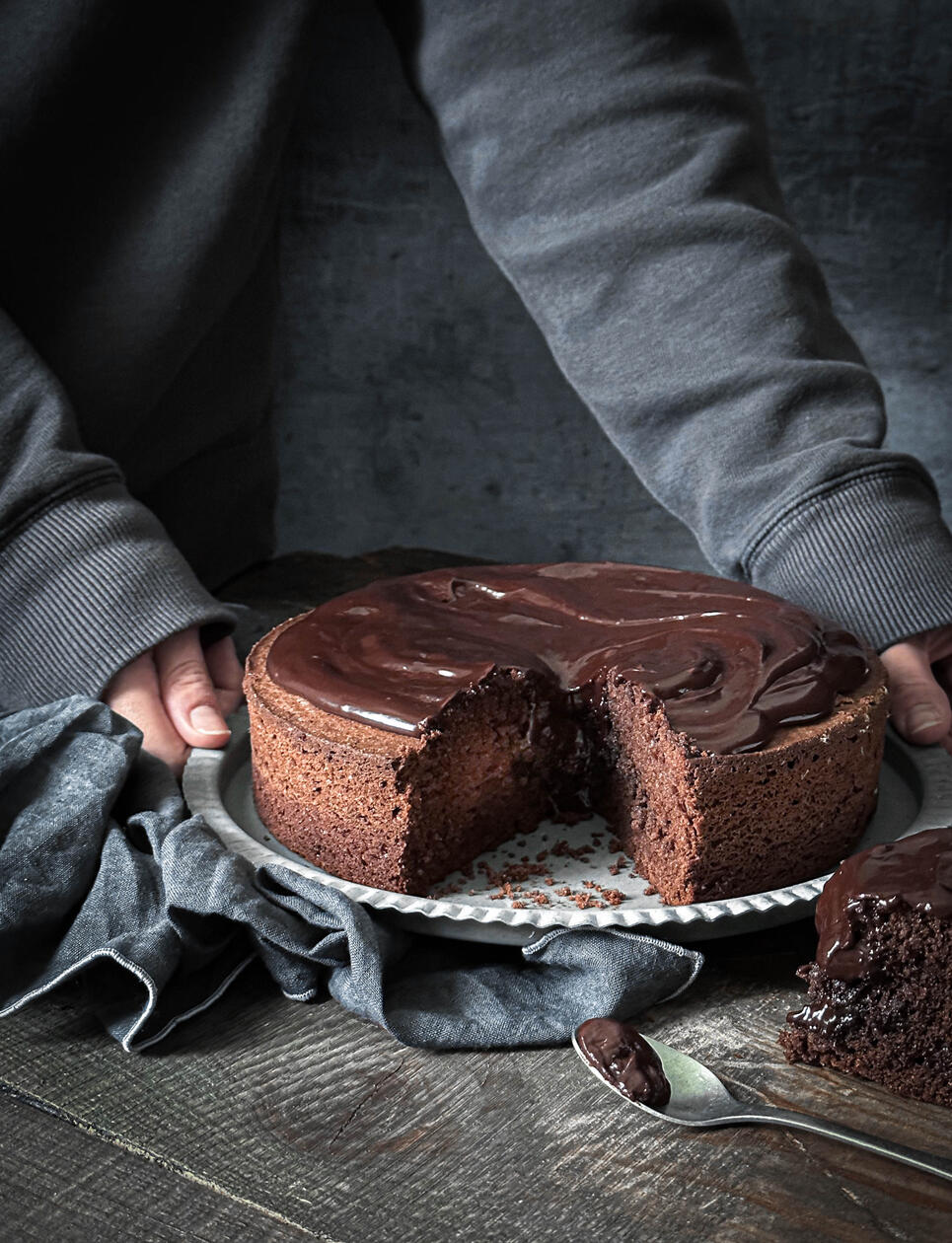 photo de gâteau au chocolat