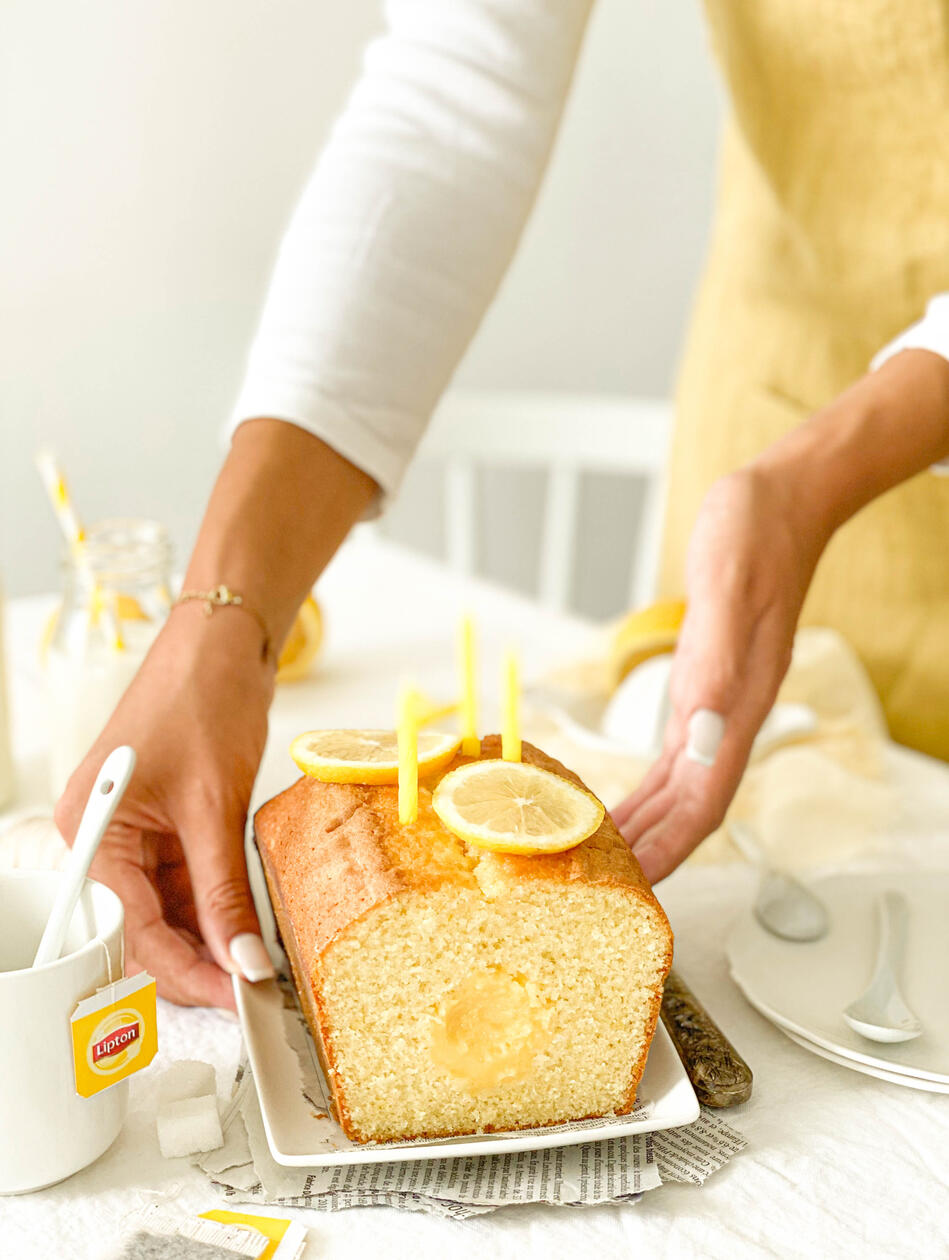 photo de cake au citron photo de cake au citron
